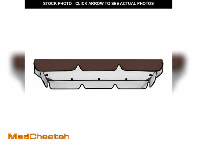 Lot 74-14214014 - Swing Canopy Replacement Cover, Waterproof Sun Shade Porch Swing Canopy Replacement Top for 2-3 Seat...
