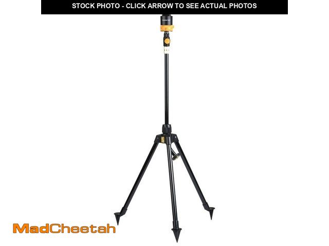 Lot 74-12746645 - Melnor 6 Pattern Flow Control Sprinkler on Tripod - USED