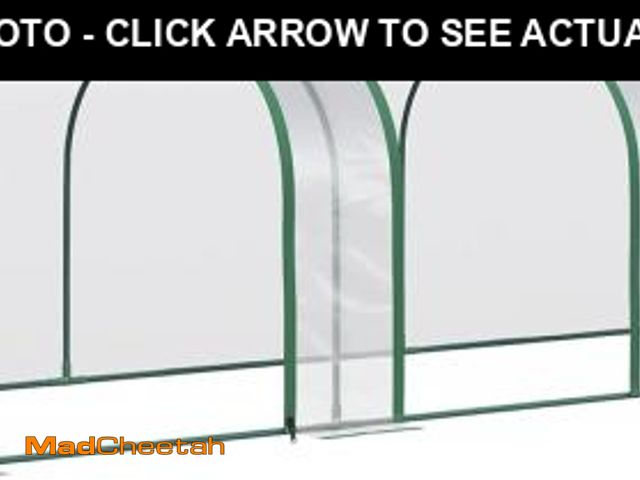 Lot 74-12399239 - Outsunny 10' x 3' x 2.5' Mini Greenhouse, Portable Tunnel Green House with Roll-Up Zippered Doors, U...