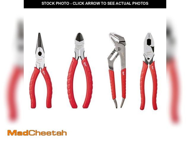 Lot 74-12920521 - Milwaukee Pliers Kit (4-Piece) - UNUSED