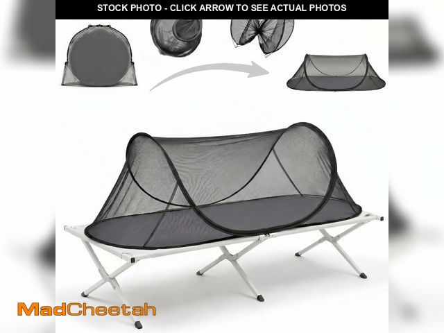 Lot 74-14386476 - Vincreem Large Pop up Mosquito Net for Camping Portable Foldable Mosquito Tent Bug Net Bed Travel Pa...