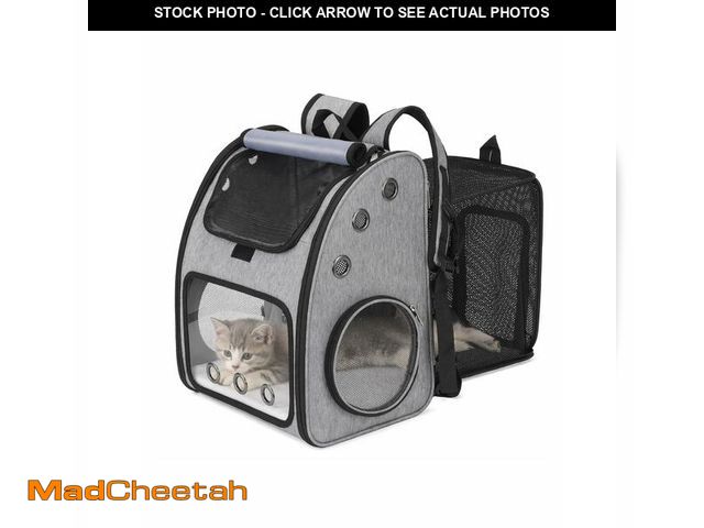 Lot 74-14265999 - COVONO Expandable Cat Backpack Carrier for Small Cats/Dogs Airline Approved - UNUSED