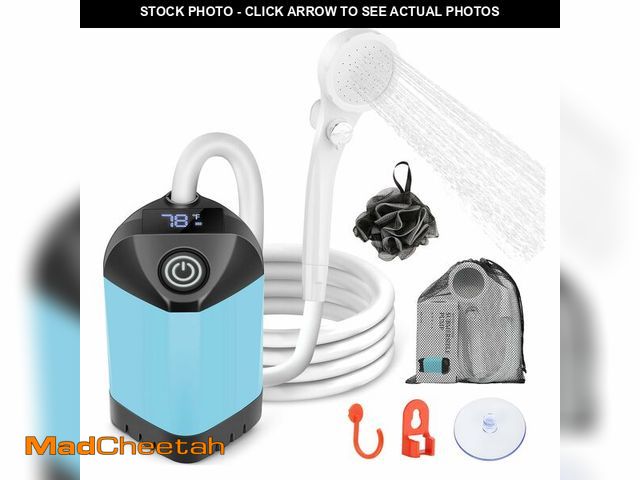Lot 74-14378191 - B013 Portable Shower Pump for Camping Ã¢â¬â 7800mAh Long-Lasting &amp; Quiet Outdoor Shower with ...