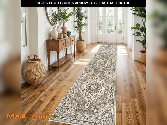 Lot 74-14069152 - Washable Oriental Hallway Runner Rug - 3x14 Rugs for Living Room Soft Carpet for Bedroom Kitchen Wat...