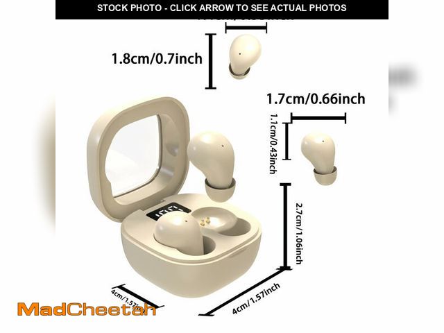 Lot 74-13544030 - Honcas Mini Earbuds for Work and Sleep, Small Bluetooth 5.3 Headphones, 24 Hours Total Battery Life ...