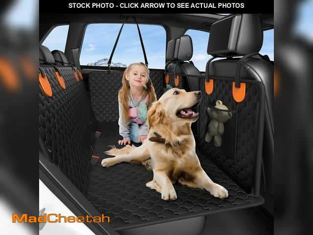 Lot 74-13040744 - Sangoodier Dog Car Seat Cover for Back Seat, Hard Bottom Back Seat Extender for Dogs, Waterproof Dog...