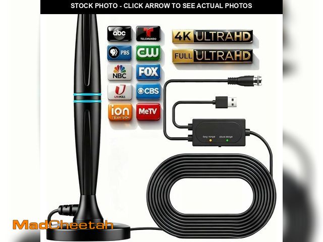 Lot 74-13997081 - TV Antenna for Smart TV Indoor,TV Antenna for Local Channels,Support 4K 1080p with Signal Booster An...