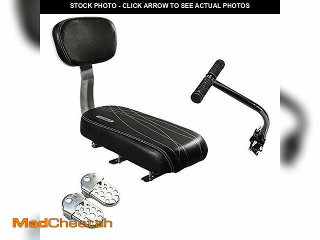 Lot 74-12762378 - Samyoung Bicycle Rear Back Seat Cushion Armrest Footrest Set, Wide Child Bike Seat Back Safety Armre...
