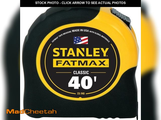 Lot 74-14317813 - Stanley FATMAX 40 ft. x 1-1/4 in. Tape Measure - UNUSED