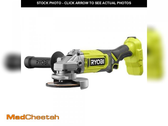 Lot 74-12087128 - RYOBI ONE+ 18V Cordless 4-1/2 in. Angle Grinder (Tool Only) - USED