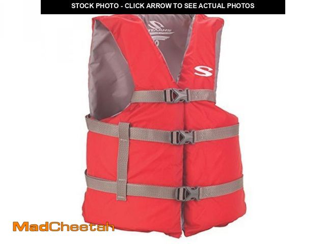 Lot 74-12046024 - Stearns Adult Classic Series Life Vest, USCG Approved Type III Life Jacket with Standard Fit, Great ...