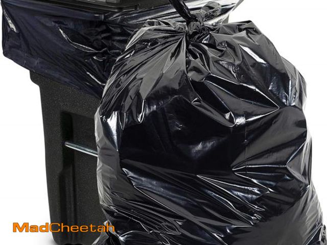 Lot 74-12110998 - Aluf Plastics 65 Gal Black Heavy Duty Garbage Bags 1.5 Mil - 50"x 48" - Pack of 50 - For Contractor,...