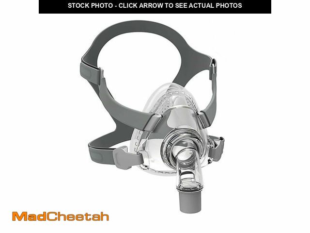 Lot 74-14379398 - CPAP Mask, Universal Replacement Full Face Mask Headgear Set, Soft Silicone CPAP Masks Includes Head...