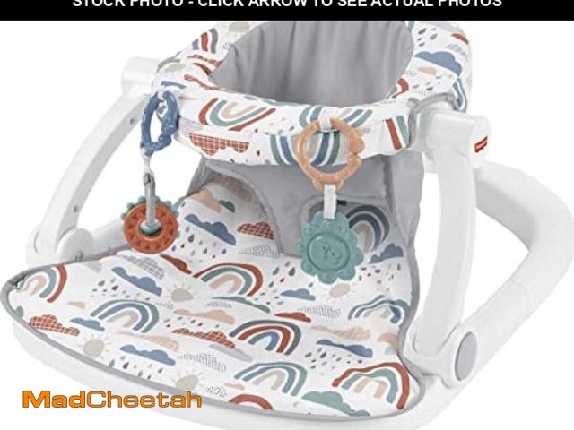 Lot 74-12096151 - Fisher-Price Portable Baby Chair Sit-Me-Up Floor Seat with Developmental Toys &amp; Machine Washable...