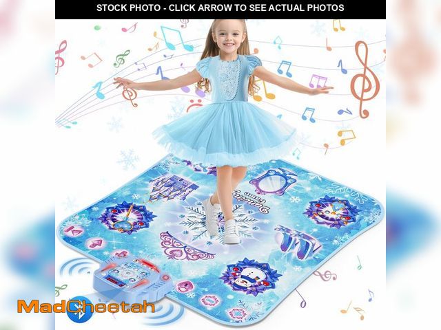 Lot 74-14207753 - Dance Mat Toys Girl Gift: 8-Button Frozen Dance Pad Wireless Bluetooth Electronic Dance Game for Kid...