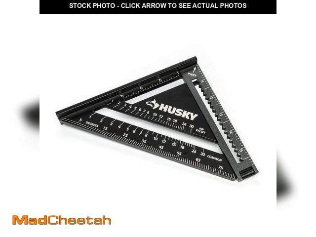 Lot 74-12558396 - Husky 2-in-1 Extendable Square - UNUSED