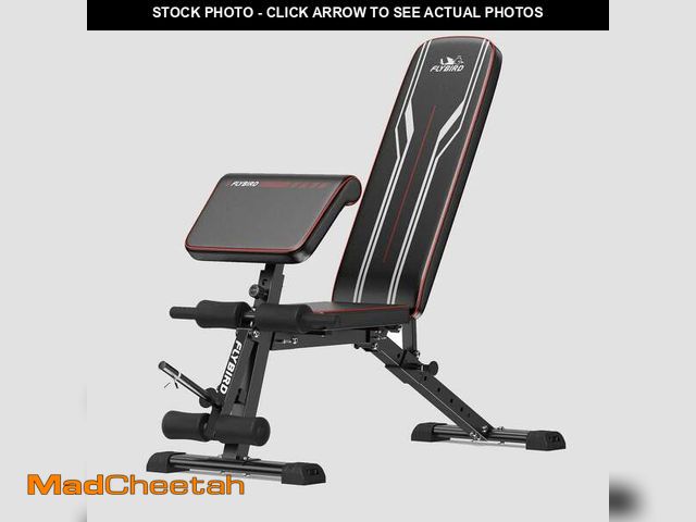 Lot 74-13149913 - FLYBIRD Foldable Weight Bench With Leg Extension and Curl Machine - UNUSED
