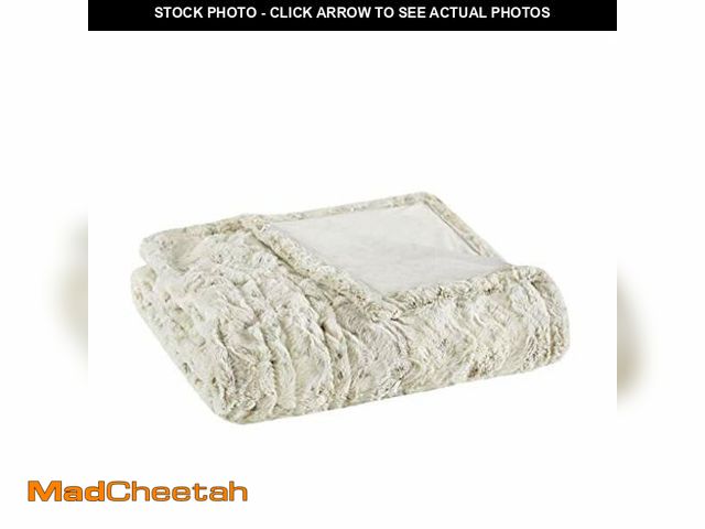 Lot 74-12632834 - Beautyrest Zuri Reversible Faux Fur to Mink Electric Blanket,Auto Shut Off, Virtually Zero EMF, Mult...