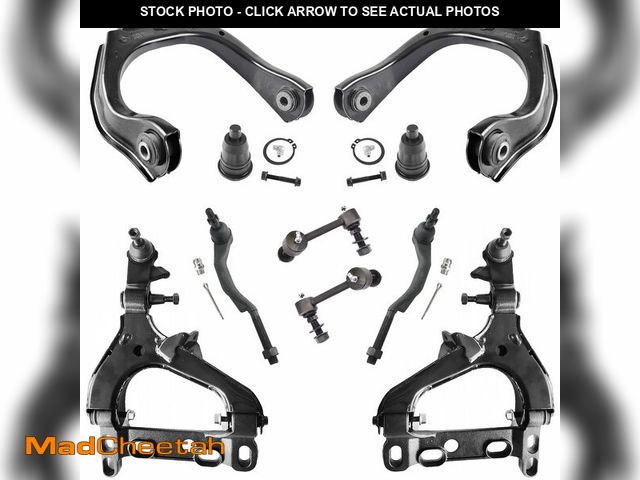Lot 74-13788714 - ASTARPRO 10pcs Front Upper and Lower Control Arm and Upper Ball Joint Outer Tie Rod End and Sway Bar...