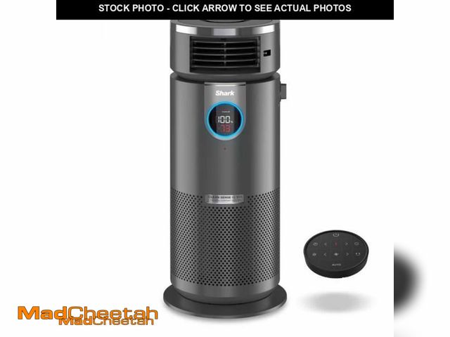 Lot 74-11349793 - Shark 3-in-1 Tower Air Purifier, Heater and Fan with NanoSeal HEPA, Cleansense IQ, Odor Lock for 500...