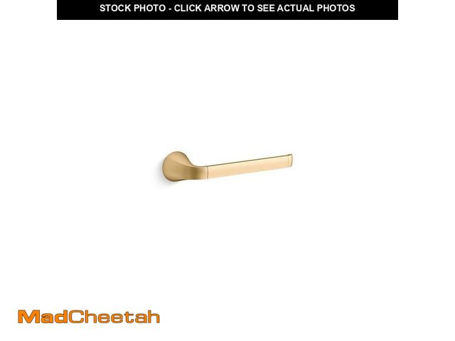 Lot 74-13038688 - KOHLER Cursiva Towel Ring in Vibrant Brushed Moderne Brass - UNUSED