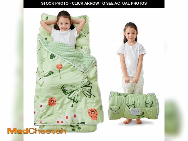 Lot 74-14273213 - Toddler Nap Mat with Pillow and Blanket, Extra Large Rolled Napping Mats,Slumber Bags for Boys Girls...