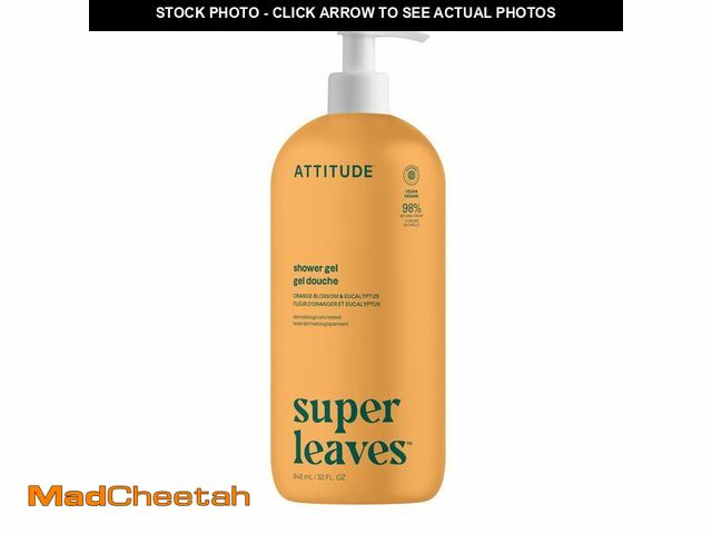 Lot 74-12709460 - ATTITUDE Body Wash, EWG Verified Shower Gel, Dermatologically Tested, Plant and Mineral-Based, Vegan...