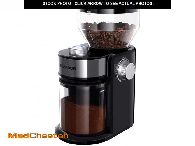 Lot 74-12052116 - SHARDOR Electric Burr Coffee Grinder 2.0, Adjustable Burr Mill with 16 Precise Grind Setting for 2-1...