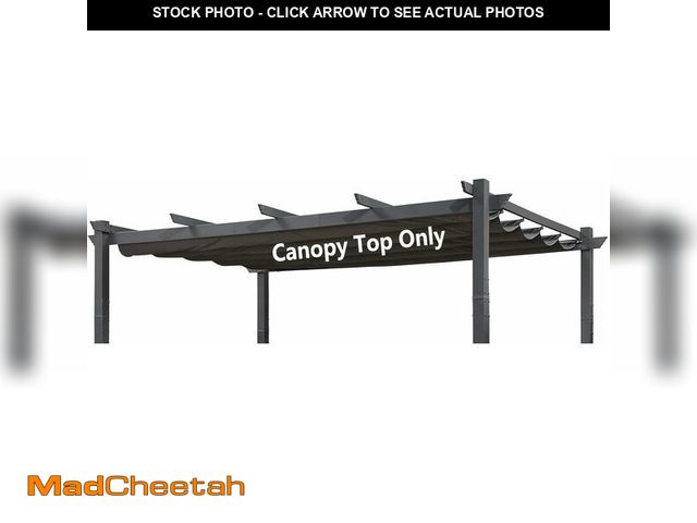 Lot 74-13540948 - BOJAVOM Pergola Shade Cover Replacement Canopy Top Compatible with 10 X 13 ft 6-Bar Pergola Frames -...