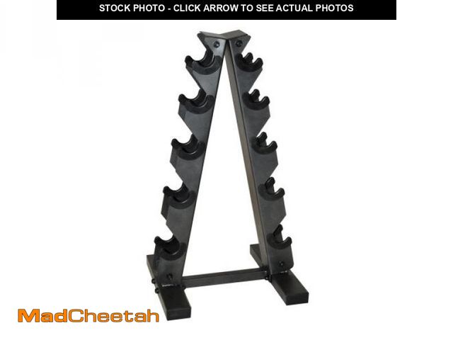 Lot 74-12137564 - CAP Barbell A-Frame Dumbbell Weight Rack, Carbon - UNUSED