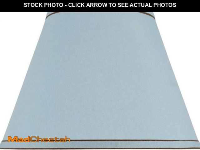 Lot 74-12509915 - Aspen Creative 32183A Transitional Empire Shape Spider Construction Lamp Shade, Light Blue, 7" Top x...