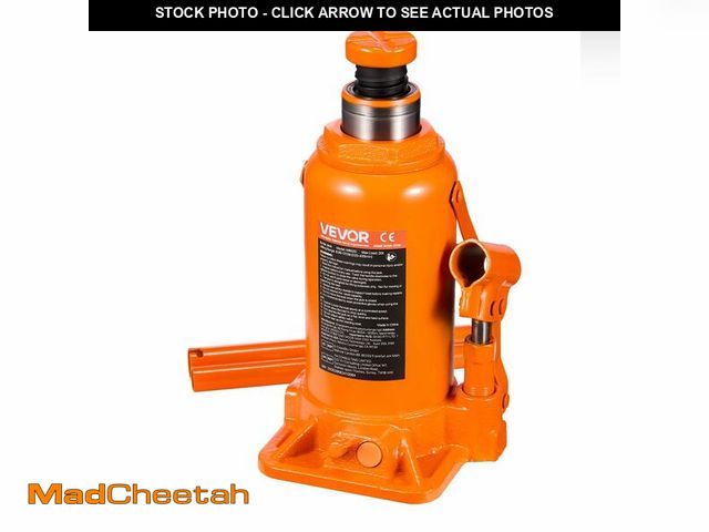 Lot 74-13802312 - VEVOR Hydraulic Bottle Jack, 20 Ton/44092 LBS All Welded Bottle Jack, 7.5-14 inch Lifting Range, wit...