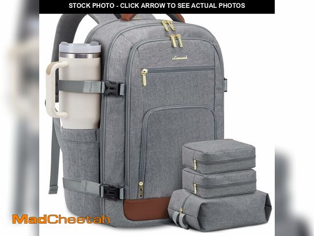 Lot 74-13545496 - LOVEVOOK 50L Large Carry on Backpack, Travel Backpack for Women Men Flight Approved, Personal Item T...