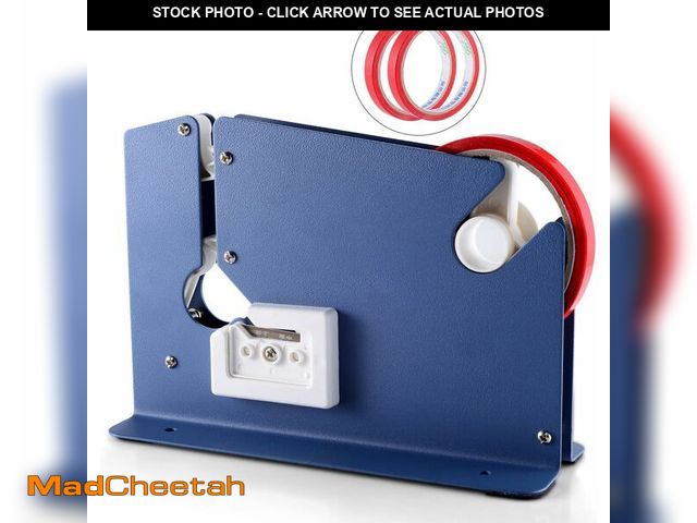 Lot 74-12801533 - kimilus Steel Tape Bag Sealer with 2 Bag Sealing Tape, Plastic Bag Sealer Poly Bag Sealer for Meat C...