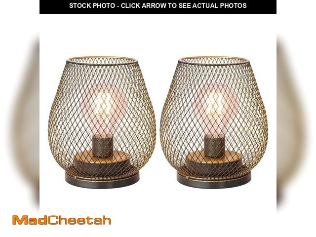 Lot 74-14343115 - Unbranded Battery Operated Lamp Outdoor Table Lantern, 2-Pack - UNUSED