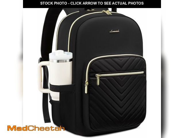 Lot 74-13844655 - LOVEVOOK Laptop Backpack for Women with Giant Tumbler Holder 18.4 inch,Designer Travel Backpack Lapt...
