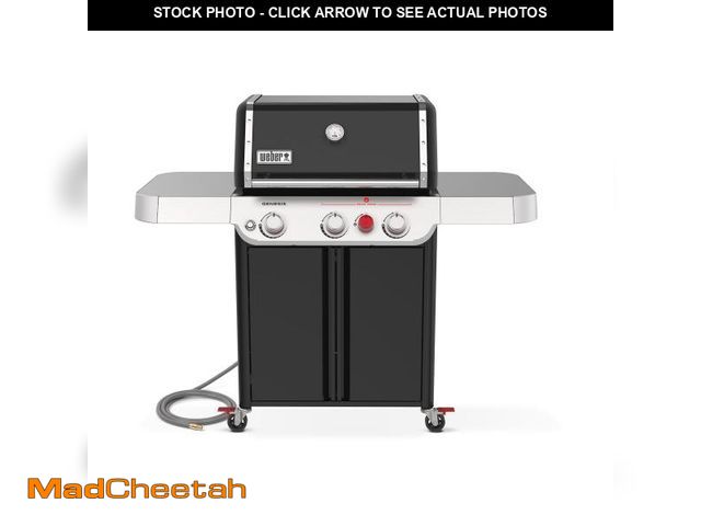 Lot 74-12278491 - Weber Genesis E-325 Natural Gas Grill for Outdoor Cooking, 3 Burners, Black - UNUSED