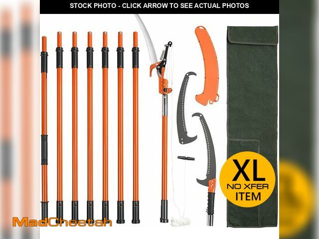 Lot 74-12548453 - (MISSING COVER,CARRY BAG) Fiskars 7'-16' Chain-Drive Extendable Tree Pruner and Pole Saw - Cuts up t...