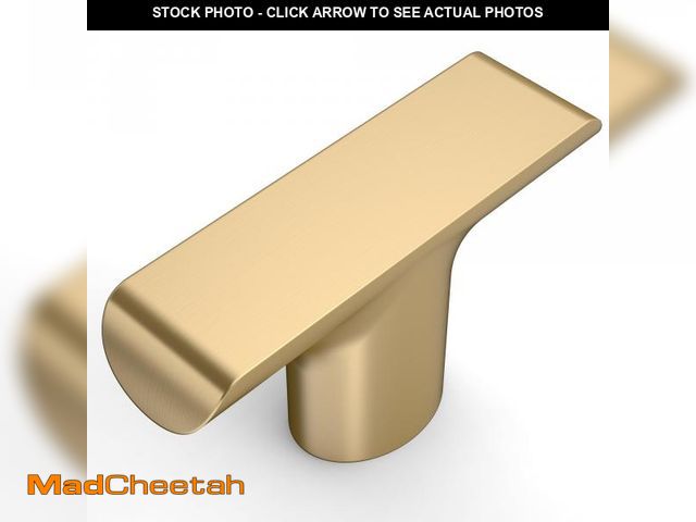 Lot 74-11546223 - Amerdeco 10 Pack Champagne Bronze Cabinet Knobs 2 Inch(50MM) Kitchen Cabinet Pulls Drawer Knobs, Kno...