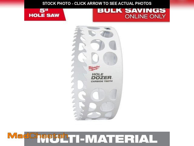 Lot 74-13667846 - Milwaukee 5 in. Carbide Hole Dozer Saw - UNUSED