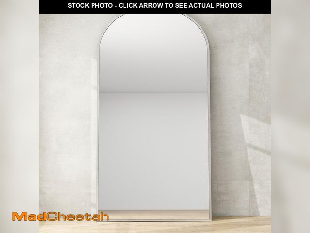 Lot 74-12161182 - GLSLAND 76"x34" Full Length Mirror Extra Large Hanging or Leaning Rectangle Mirror Aluminum Alloy Th...