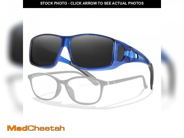 Lot 74-12309696 - LVIOE Over Glasses Sunglasses Wrap Around Polarized Sunglasses for Men Women Fit Over Prescription G...