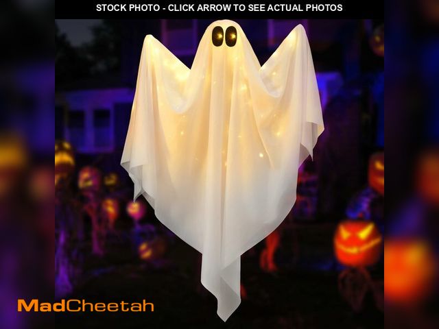 Lot 74-12699037 - Brightown Halloween Hanging Ghost Lights with Voice Activated for Spooky Scream &amp; Bobbing Motion...