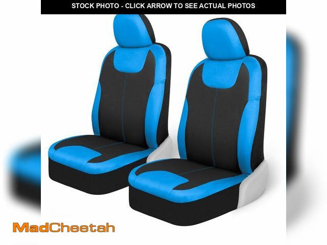 Lot 74-14211541 - Motor Trend Blue/Black Waterproof Seat Covers for Front Seats Ã¢â¬â Premium Neoprene Blue Seat Co...