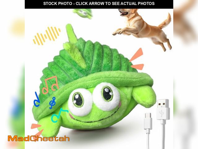Lot 74-14381031 - GUKCO Interactive Moving Dog Toys Ã¢â¬â Plush Chew Toy with Bouncing Ball, Music &amp; Recording ...