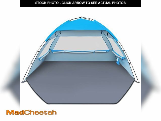 Lot 74-14209192 - Gorich Beach Tent Sun Shelter for 3/4/6/8/10 Person with UPF 50Ã¯Â¼â¹ UV Protection, Lightweight &a...