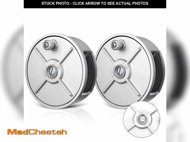 Lot 74-13627021 - LEIFIDE 2 Set Aluminum Tie Wire Reel Coil Holder Wheel 6.25" Lightweight and Durable Tie Wire Dispen...