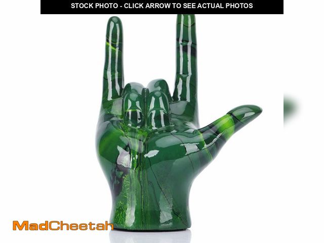 Lot 74-13568370 - DOVDOV I Love You Gesture Statue, Green Gesture Home Decor Accents, Modern Art Hand Sculpture Decor,...