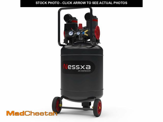 Lot 74-12980704 - 14 Gallon Ultra Quiet Air Compressor with 2 Quick Couplers 2HP 8.75 CFM, Max 115 PSI Pressure Oil-Fr...