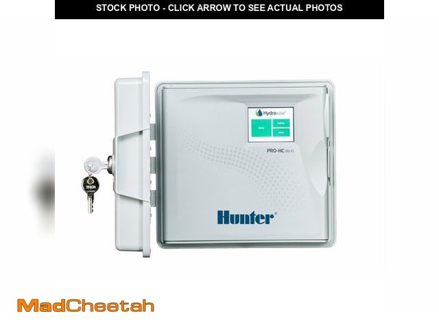 Lot 74-14268378 - Hunter Hydrawise PRO-HC 12-Station WiFi Smart Sprinkler Controller, Outdoor Irrigation Timer with To...